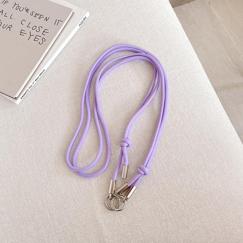 Adjustable Crossbody Women's Universal Phone Case with Keychain - Drop-Proof, Sturdy, and Durable Lanyard Style
