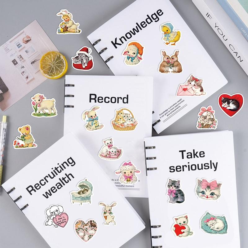 50 Stück Rosa Ästhetische Aufkleber Mädchen DIY Sammelalbum Laptop Gepäck Handy Tablet Aufkleber Lustiger Schreibwarenaufkleber