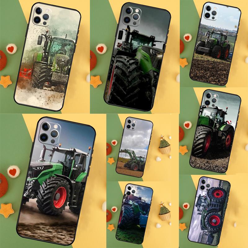 Tractor Car Case For iPhone 17 16 14 13 12 11 15 Pro Max Mini Plus 16e 17 Air Bumper Cover Accessories