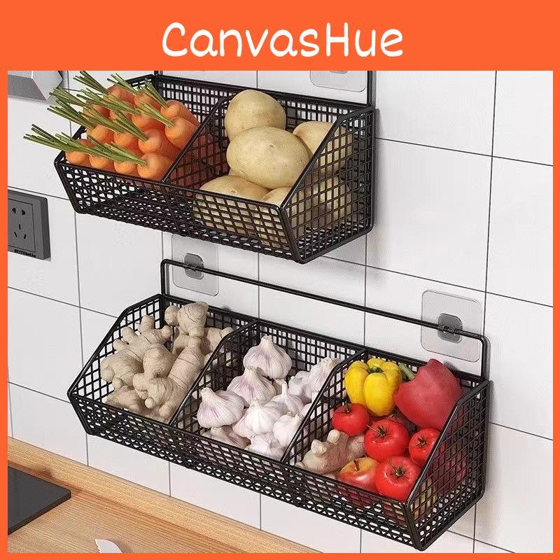 Kitchen Condiments Utensils Organizer Rack Wall Hanging Storage Tools Plate