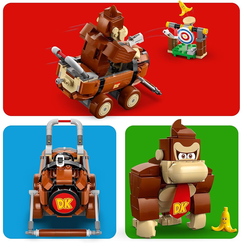 LEGO Super Mario Mario Kart Donkey Kong DK Jumbo Toy Building Blocks for Kids Ages 8-10