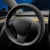 LKWLIKEI Nappa Leather Ultra-Thin Steering Wheel Cover, For Tesla Model 3/Y Steering Wheel Cover, Non-Slip Design And Interior Modification Of Car