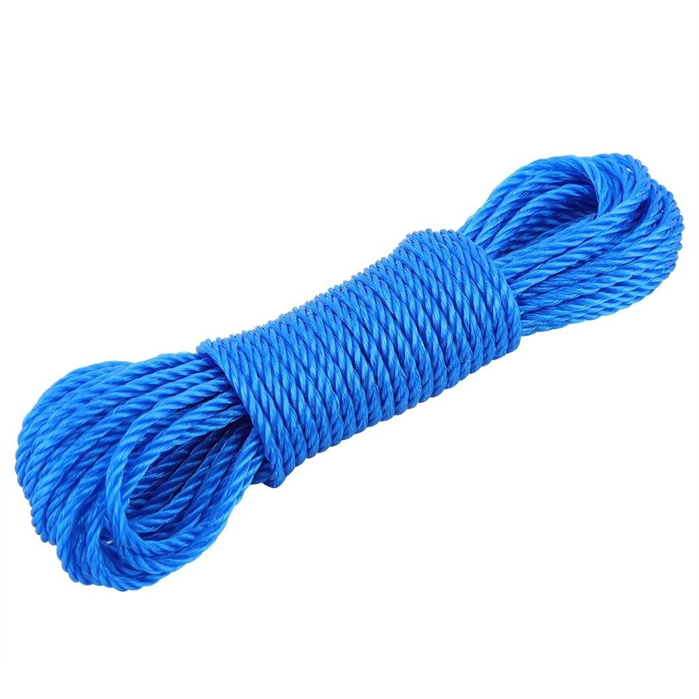 10m Gardening Garden Rope Nylon Rope Climbing Rope Traction Rope Tying Rope(Blue)