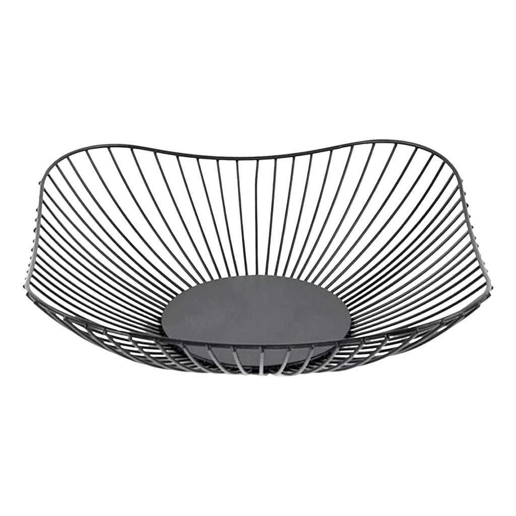 Countertop Storage Baskets Wire Fruit Large Capacity Fruit Bowl Home Supplies Counter Holder Organizer Kitchen Accessories