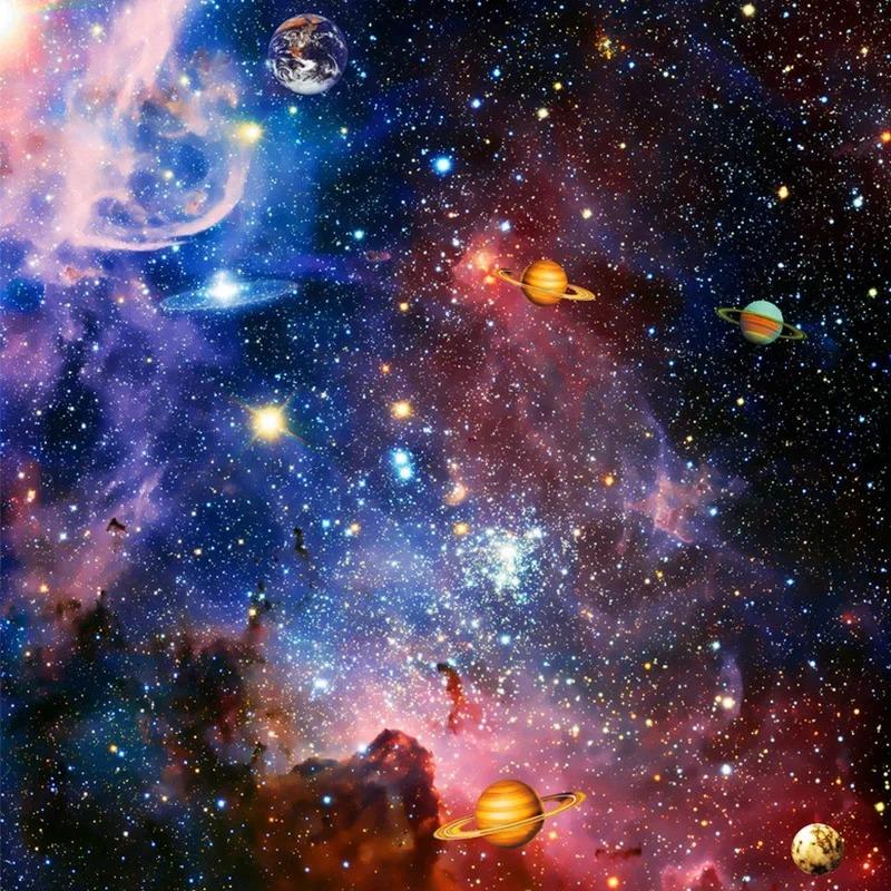 Ceiling Mural Wallpaper Modern 3d Cosmic Starry Sky Space Photo Wall Paper Living Room Theme Hotel Background Wall Murals