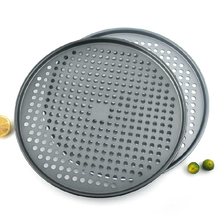 Non-Stick Tray Tools Crispy 14 inch Round with Nonstick Coating for Home Kitchen
