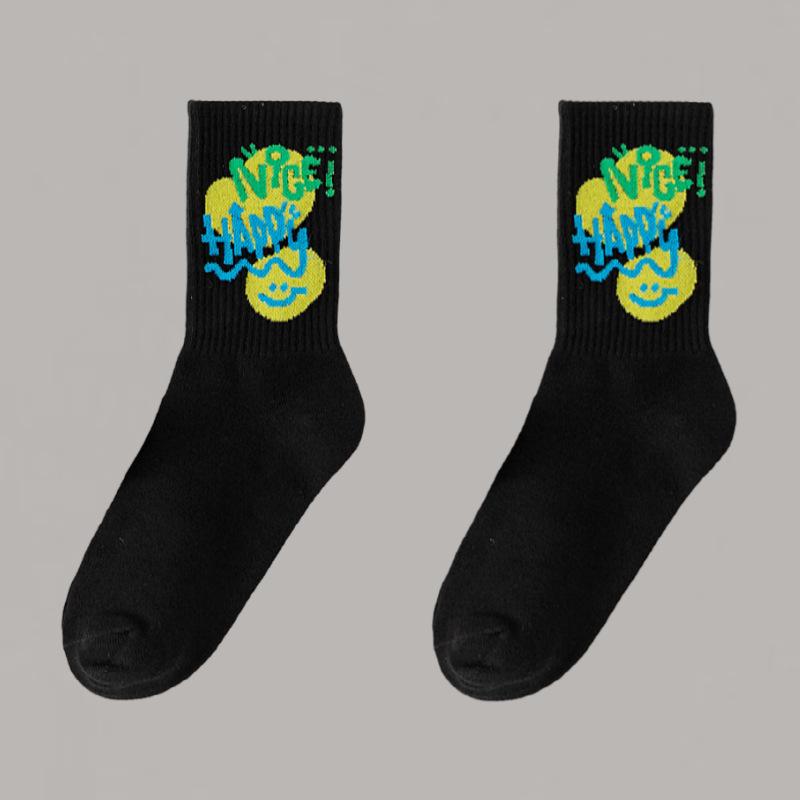 

Носки женские средние носки-трубы осенние и зимние баскетбольные носки парные чулки 36-47 One Size