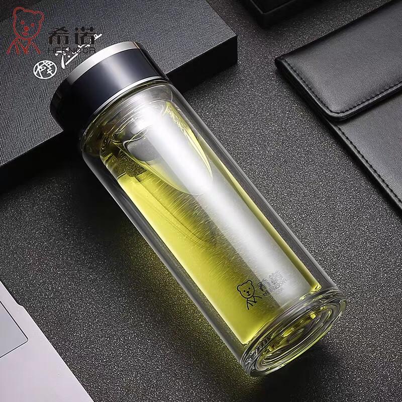 Zhi Shi Double-Walled Insulated Glass Tea Cup