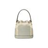 Tory Burch T Monogram Year Of The Dragon Capsule Collection Removable Decorative Pendant Drawstring Closure Fabric And Leather Bucket Bag 159232-020