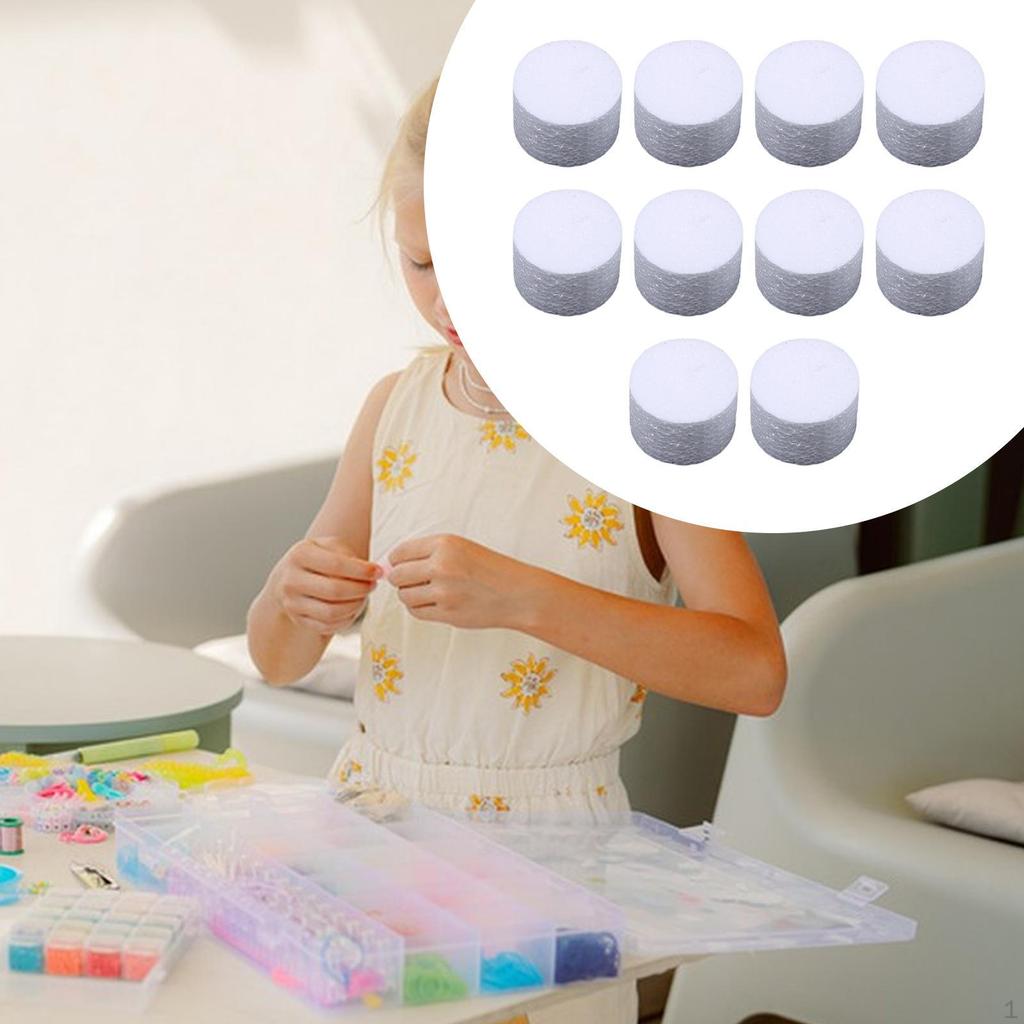 10 Pieces Foam Cylinders ,White ,Painting Supplies, Carving Craft Material Circles for Crafts