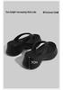 Women's 7CM Thick-Soled Flip-Flops, Arch Support, Non-Slip, Beach-Ready Fashion Sandals