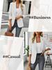Self 2026 Women Casual Blazer - Fully Lined Lightweight Button Lapel Collar Slim Fashion Work Office with Pocket