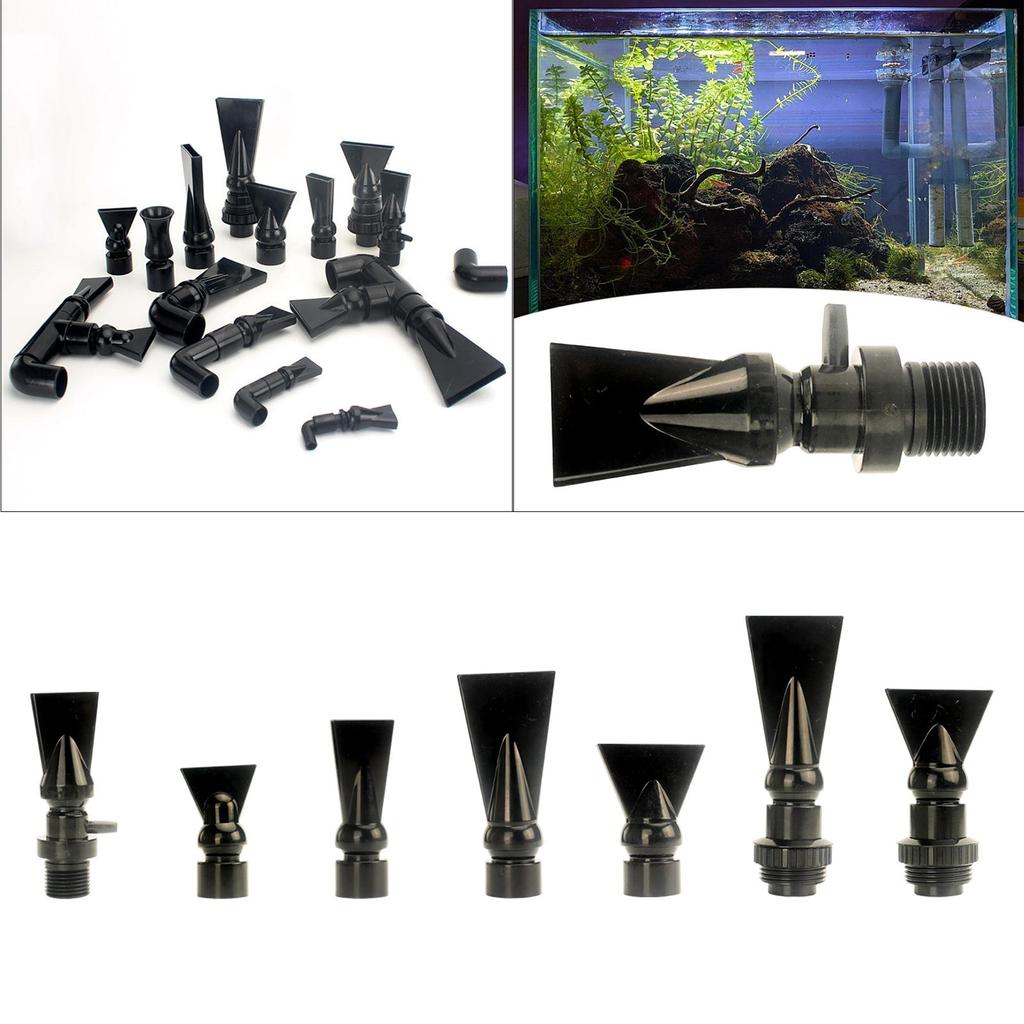 Aquarium Duck Flat Nozzle Accessories Compact Repair Parts for Circulating Pump Adjustable Plumbing Fitting Pump Sump Outlet