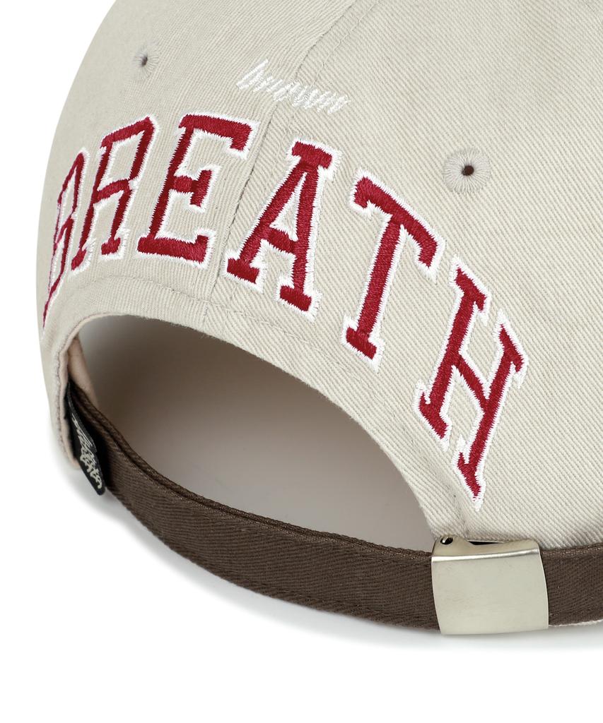 BROWNBREATH Coloration Flat Visor Cap - Ivory