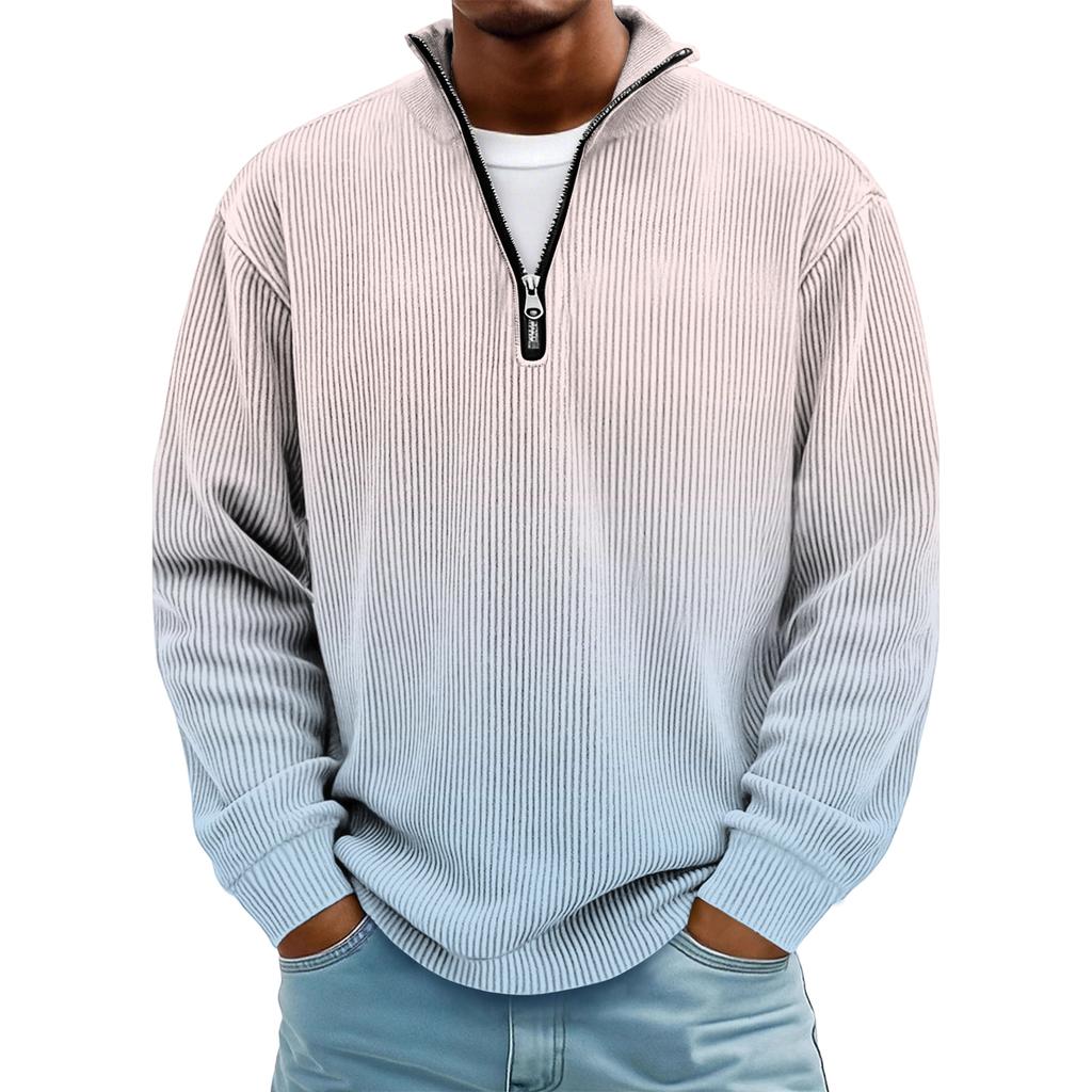 Herren 1/4-Zip Kapuzensweatshirt