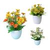 1Pc Artificial Potted Flower Garden DIY Party Home Holiday Xmas Craft Decoration Christmas Ornament