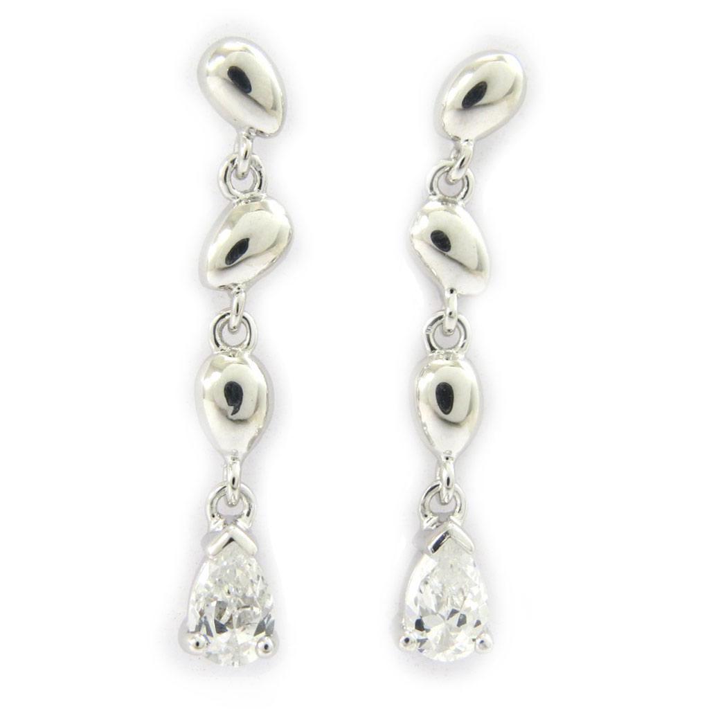 Altesse [G2280] - Silver 'Goddess' Earrings