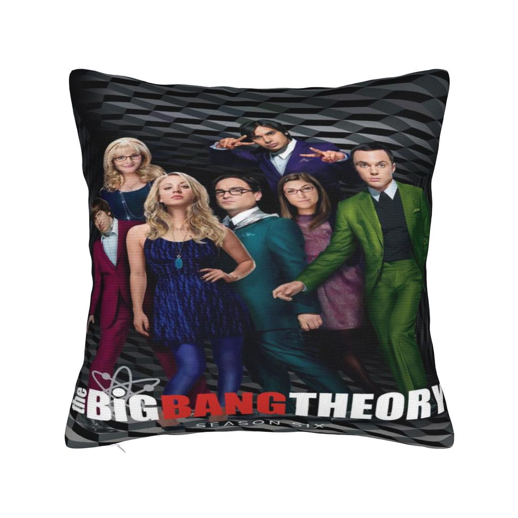 Home Decorations The Big Bang Theory Pillowcases Merch  Pillow Covers Zippered Multiple Sizes