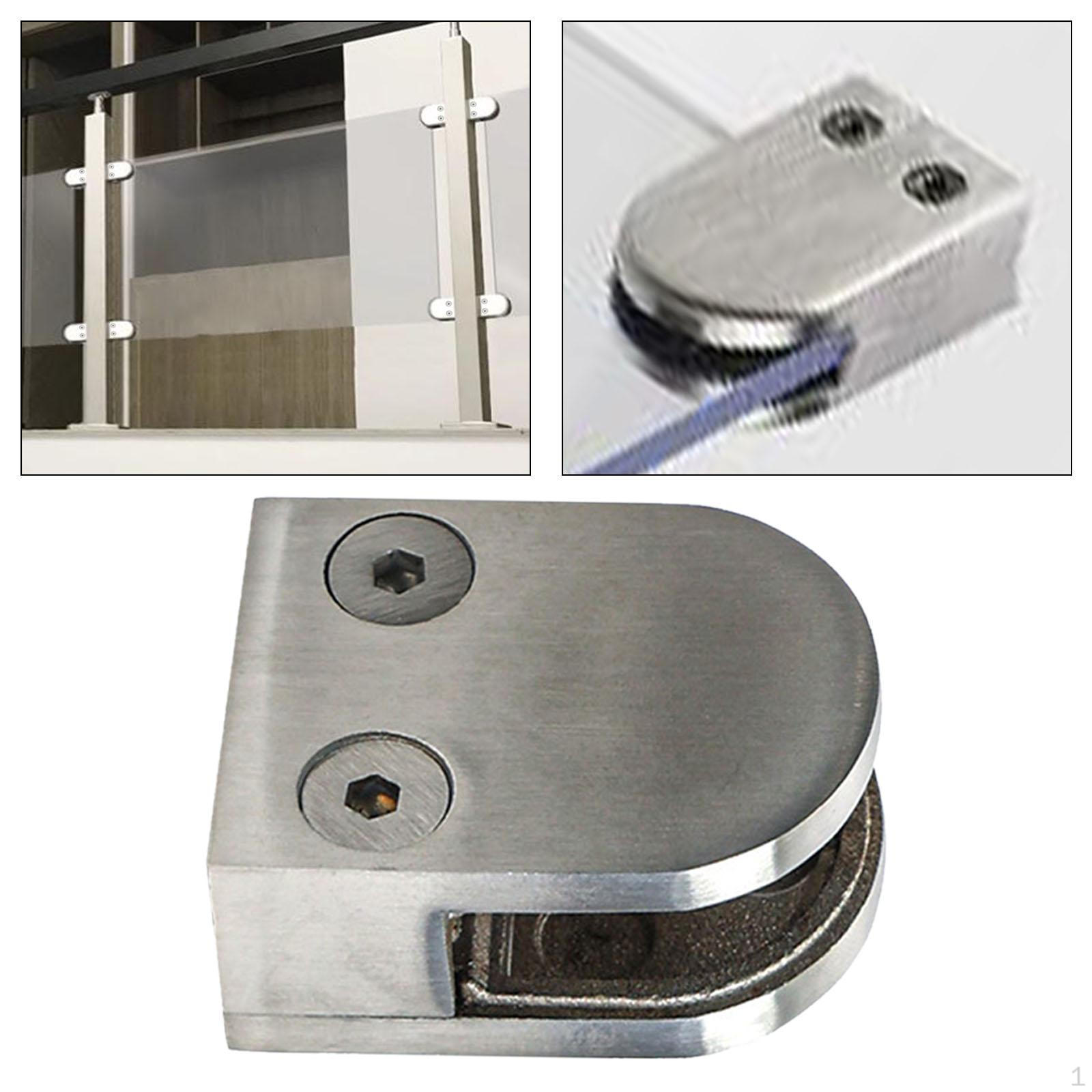 

Стеклянный зажимной кронштейн многофункциональный держатель лестничные перила аксессуары для ванной комнаты и душа Type B for 10mm