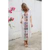 Hand Hook Dress, Slit Sexy Long Skirt, Long Robe, Beach Cover Skirt