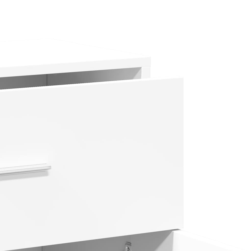Vidaxl Cabinet, White, 60X31X70 Cm, Wood-Based Material