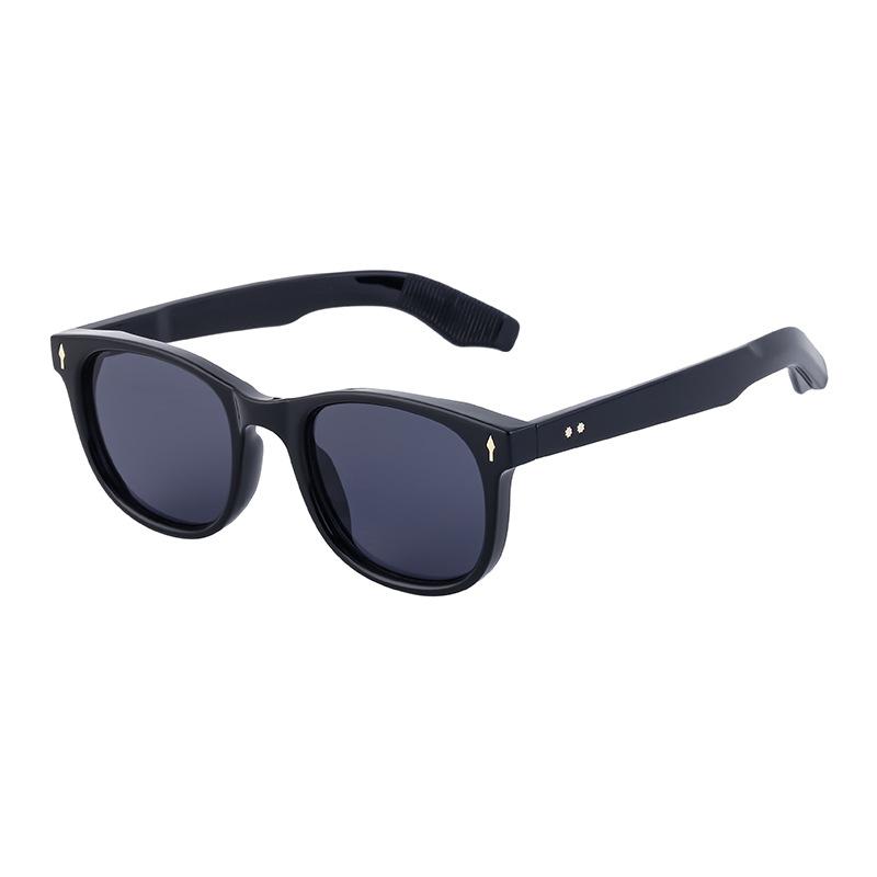 JYL TS Men's Square - Retro Driving Sun-Protective Trendy Sunglasses ZS-98139