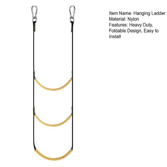 3/4/5 Trinn Båt Tau Stige Kraftig Sammenleggbar Klatrestige Gummibåt Kajakk Seilbåt Motorbåt Kano Yacht Hengestige