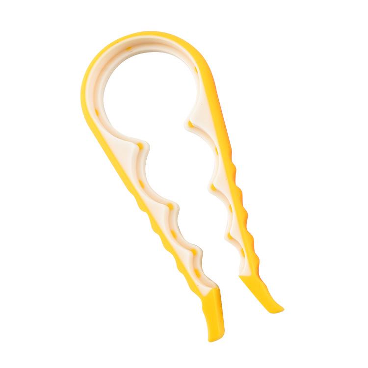 

Удобный открывалка для банок Открывалка для бутылок с откручивающейся крышкой для быстрого открывания Идеально подходит для слабых рук Артрит Приготовление пищи Повседневное использование жёлтый