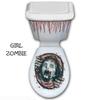 Halloween Home Decoration Horror Toilet Lid Stickers