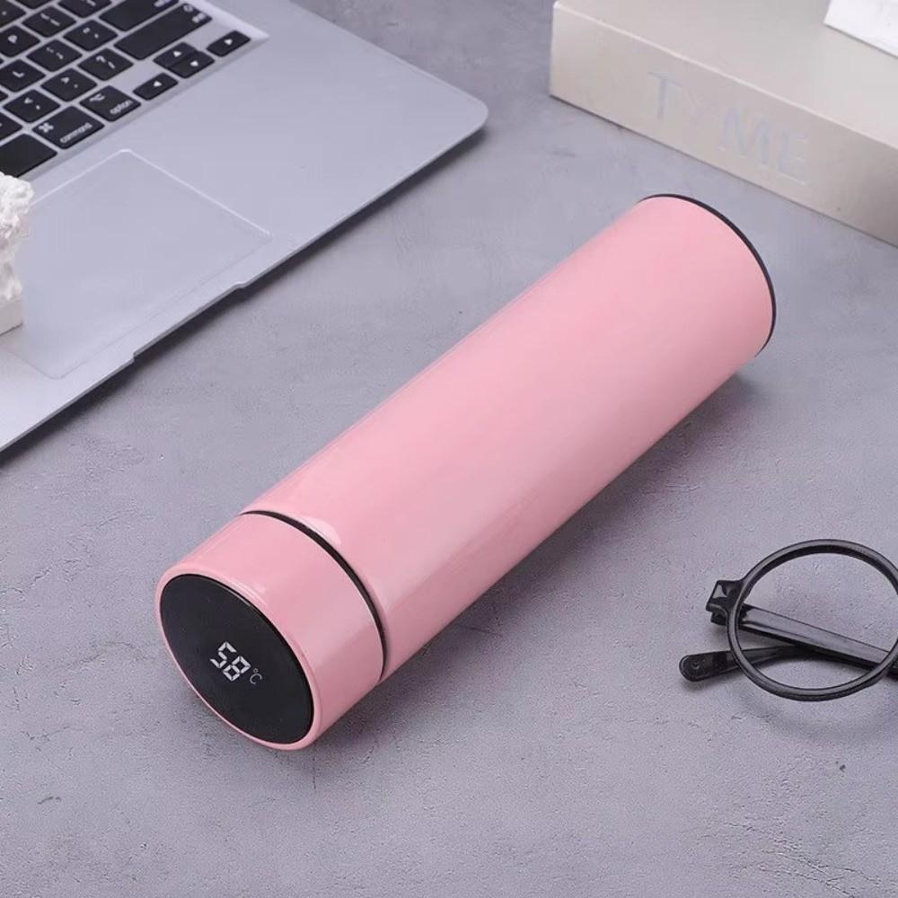 500ml Thermal Mug Keeps Heat & Cold Sports Water Cup New Smart Thermal Bottle  Daily Use