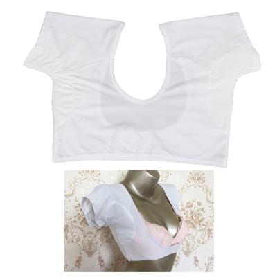 1Pc weiß T-Shirt Form Schweiß Pads wiederverwendbare waschbare Achselhöhle Achsel Schweiß Pads
