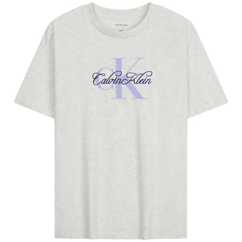 Calvin Klein Jeans Women s Pure Cotton Embroidered Script Logo T-Shirt S