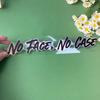 1PC NO FACE NO CASE Motorcycle Helmet Sticker Waterproof Self Adhesive for Motorbike Helemt Fuel Tank Durable Vinyl Decals