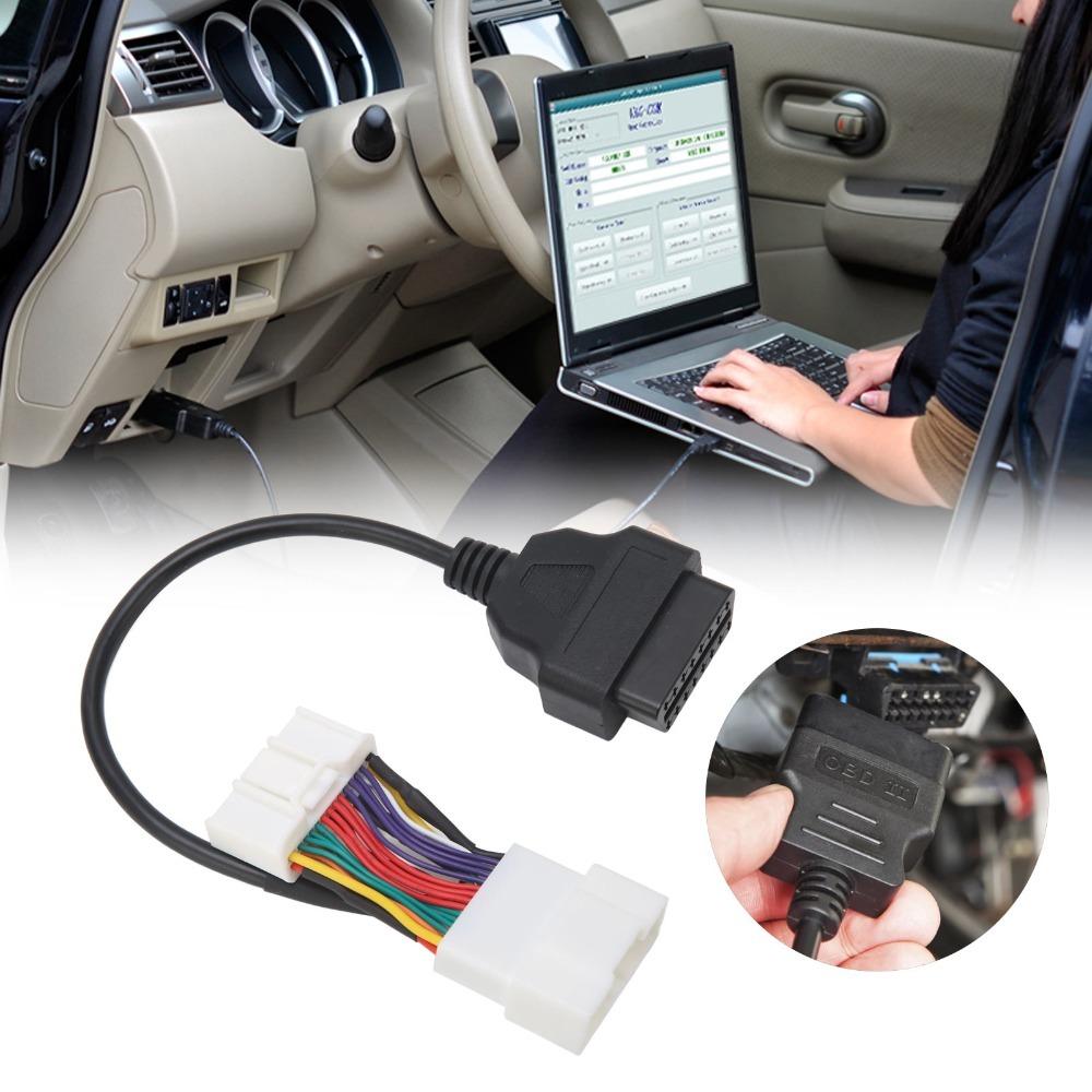 26 Pin to 16 Pin OBD2 Diagnostic Harness OBD2 Diagnostic Adapter  Vehicle Fault Code Reading