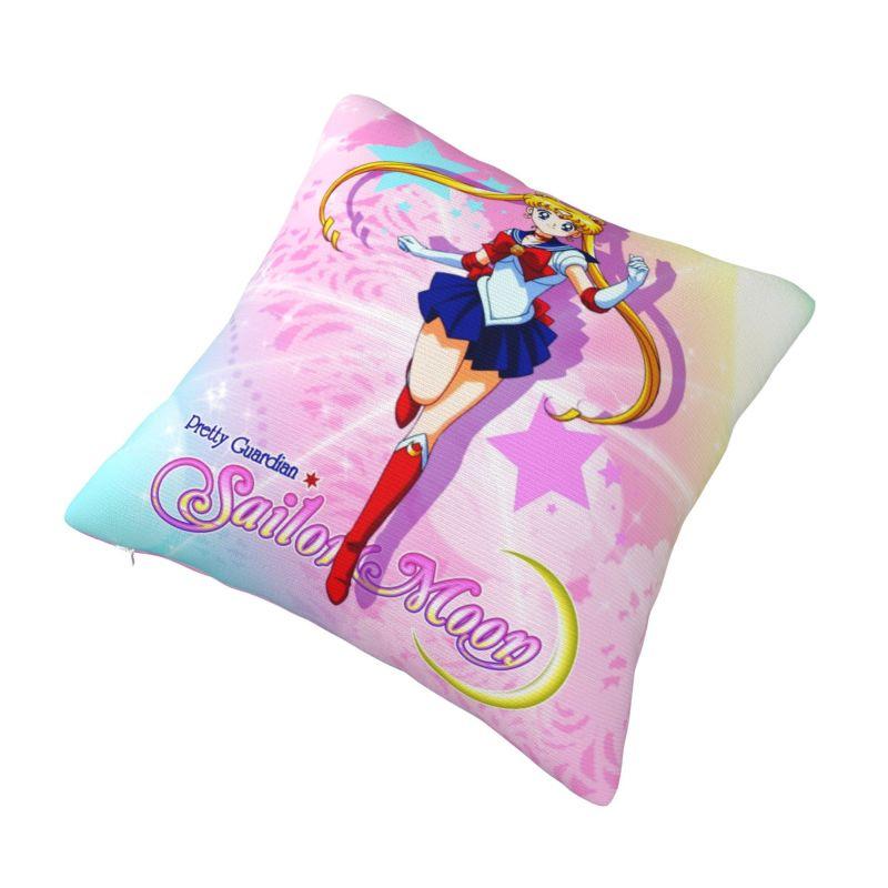 Custom Sailors Moon Prism Power Pillow Case 45x45cm Anime Chair Cushion Cover Square Pillowcase