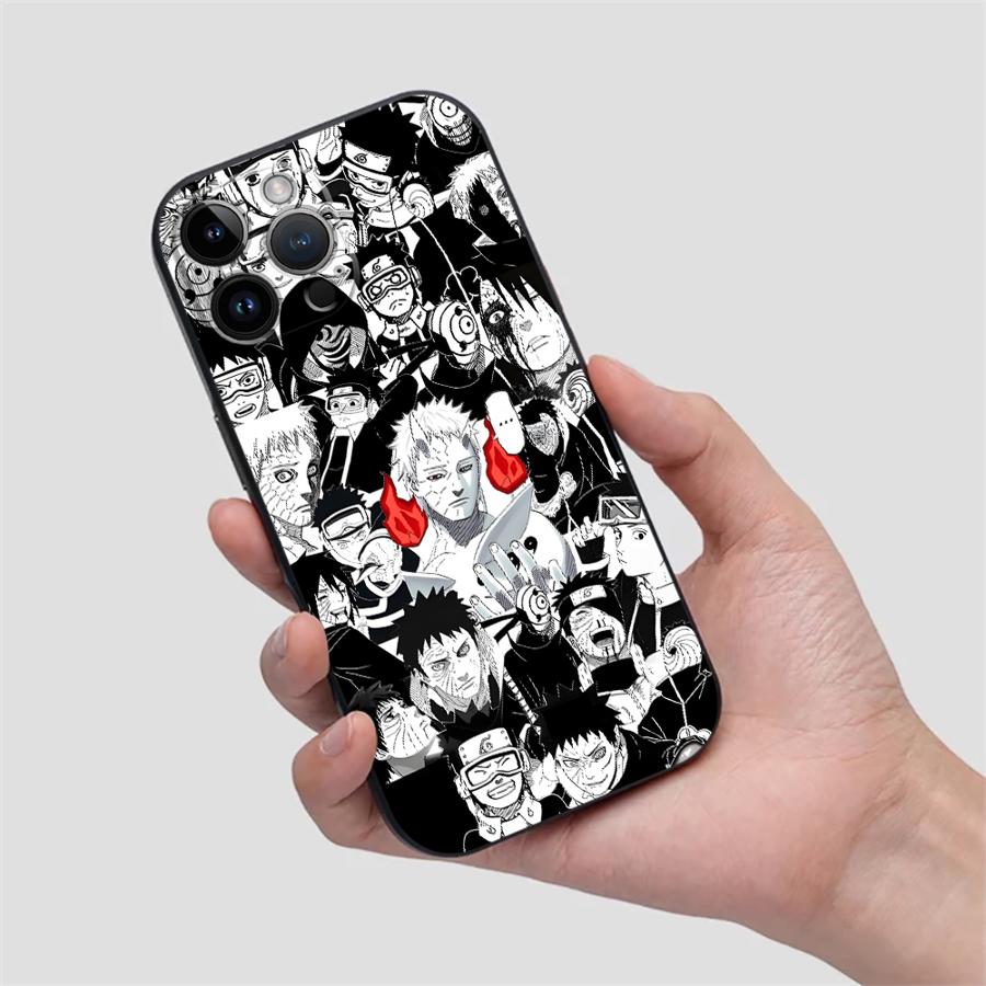 Soft Back Phone Cover Case for iPhone 13 Mini 17 16 Pro Max SE 17Air 12 14 X XS XR 7 8 11 15 Plus Uchiha Obito Anime