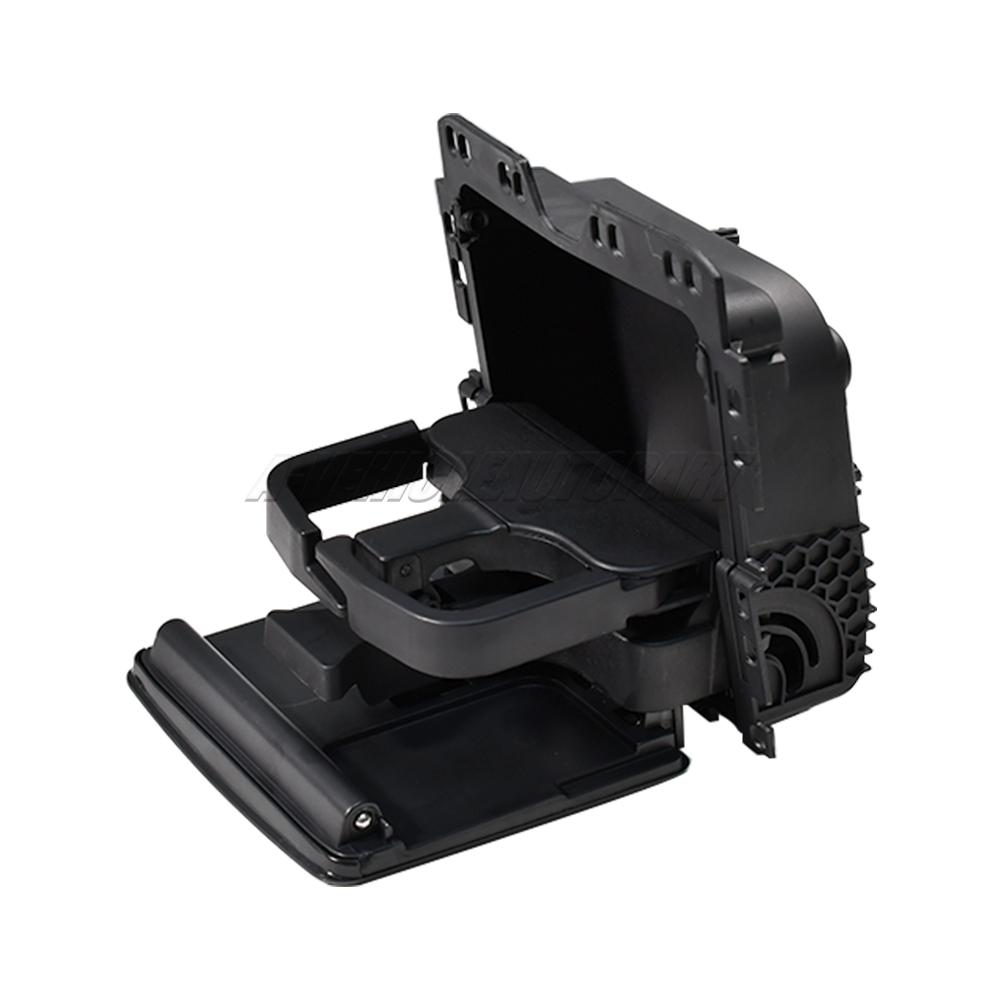 New 7N0862533 For VW Golf Sharan MK2 Tiguan MK1 Seat Alhambra MK2 Dual Cup HolderRear Drinking Cup Bracket Black car accessories