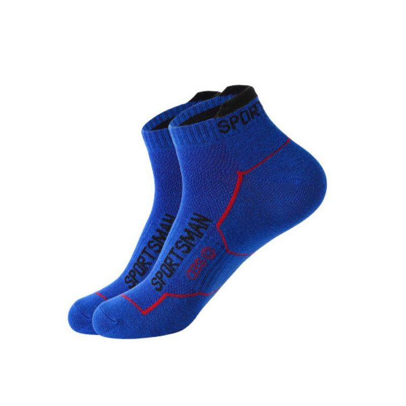 Men's Socks, Summer Thin Solid Color Letter Running Mesh Breathable, Odor-proof, Anti-slip Cotton Socks, Low-top Shallow Opening Socks