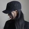 Korean Style Distressed Ripped Black Baseball Cap for Women, Oversized, Extra Deep, Wide Brim, Face-slimming, Vintage, Versatile, Duckbill Cap