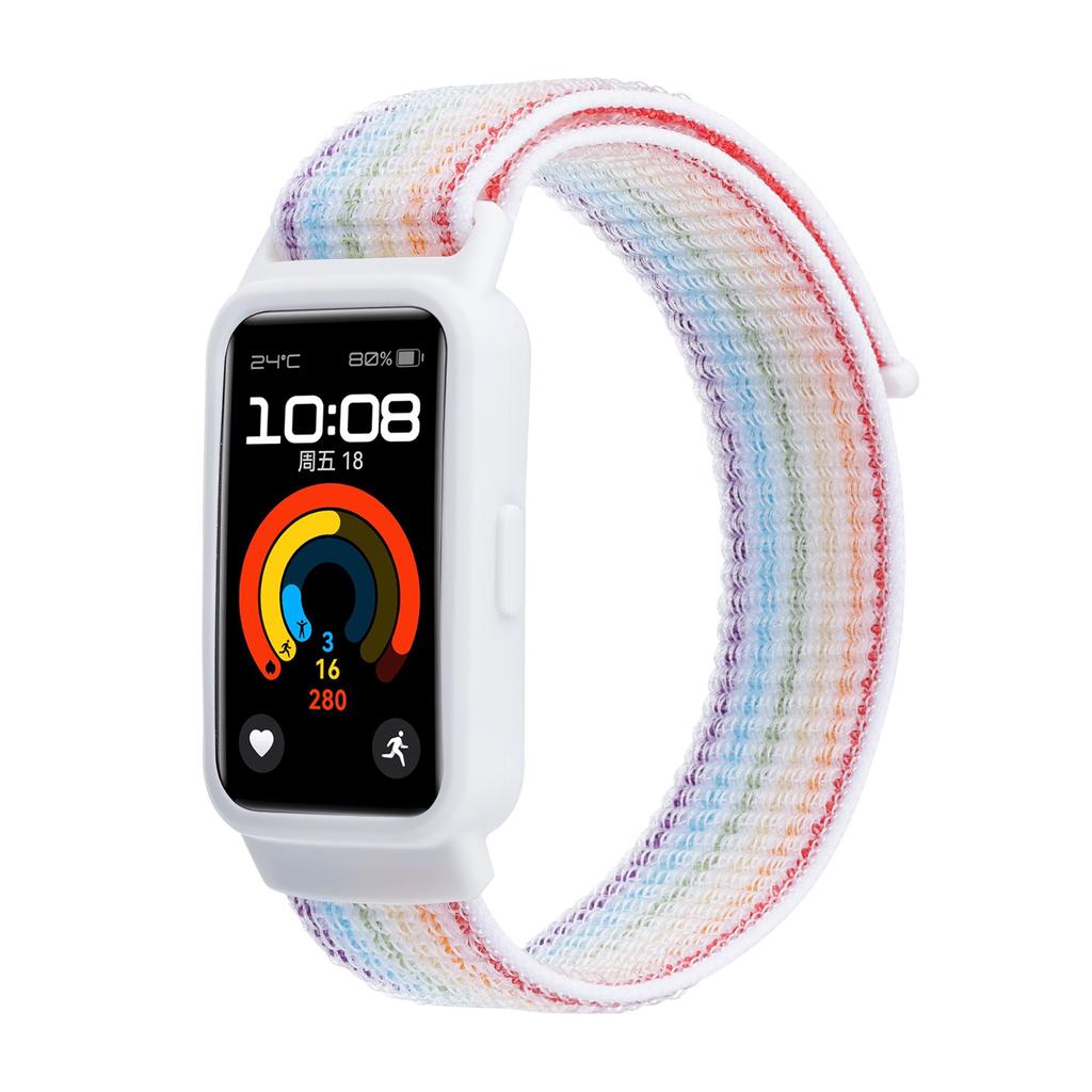 Nylon Loop For Huawei Band 9 8 7 6 Strap Smartwatch Replacement Belt Correa Breathable Sport Bracelet for Huawei Band9 Band8 7 6