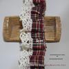 Bordo in Pizzo Pieghettato a Doppio Strato per Abbigliamento & Accessori Fai-da-Te