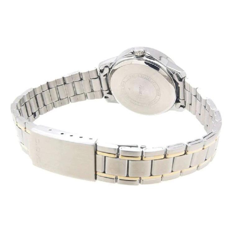 Casio STANDARD Quartz Movement Stainless Steel Strap Watch Women's Watch Silver Dial LTP-V006SG-9B