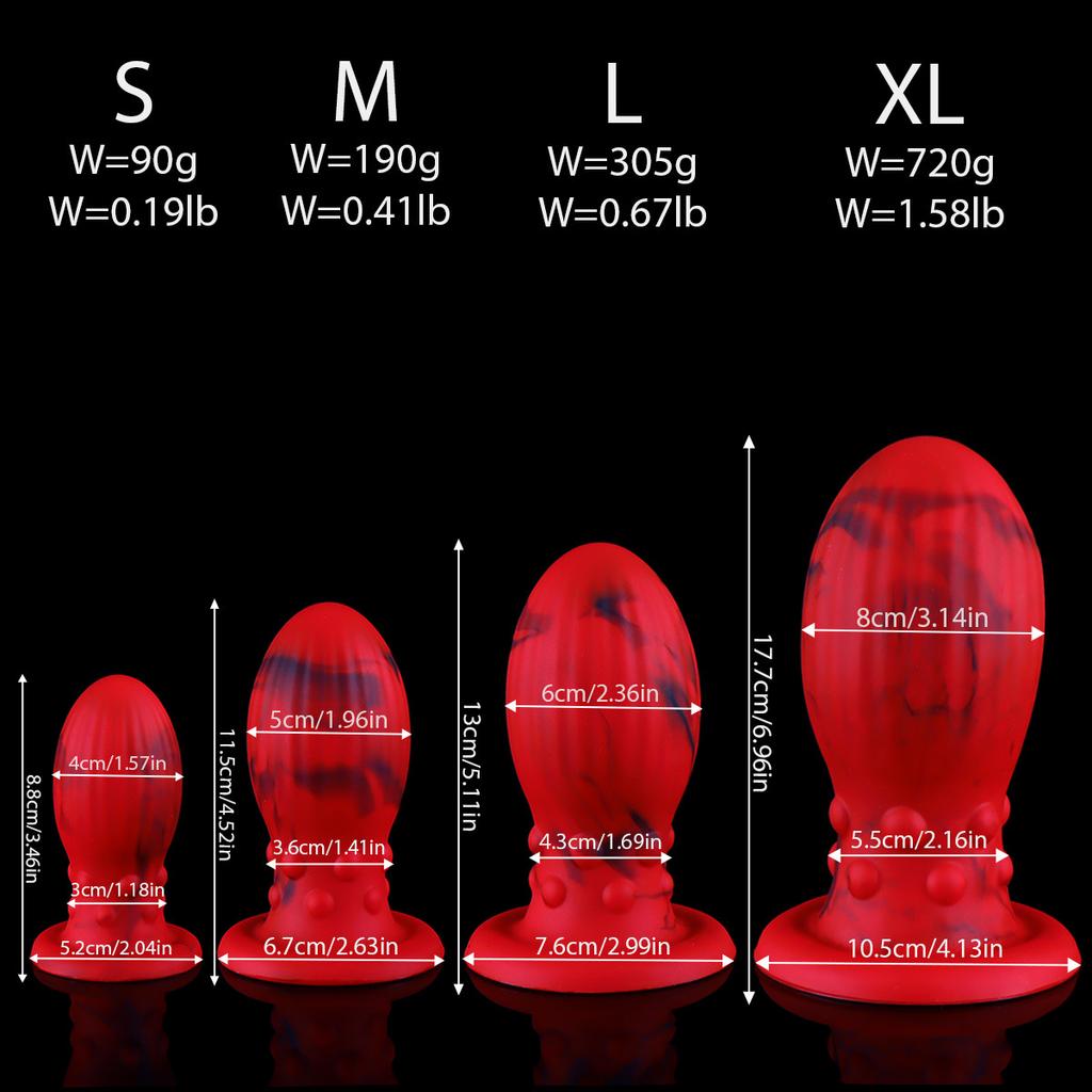 Dragon Egg Sex Product Liquid Silicone Male and Female Masturbation Simulation Penis Anal Dilatation Device Adult Sex Toys