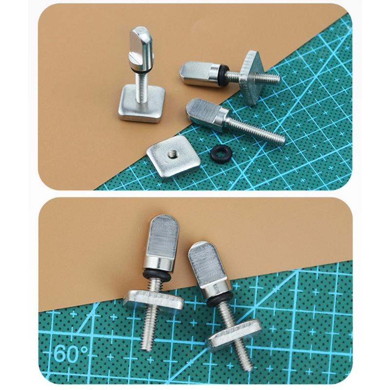 2Pcs Surfboard Long Board Fins Screws Stainless Steel Fins Screw Thumb Fins Screw for Single Fins Paddles Board Fins Box