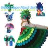 Bird Wings Halloween Children Costume Robe Cape Mask Set Creative Halloween Cloak with Mask  Party