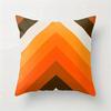 Heimdeko Retro geometrisches Muster bedruckte Kissenhülle, Sofakissenbezug, geeignet für Sofa, Schlafzimmer, Autositzkissenbezug