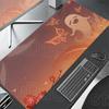 30x60cm Anime Gaming Mousepad HD Print Computer Speed Gamer Cabinet Deskmat 30x80cm Genshin Impact Hu Tao Kawaii Laptop Mice Mat