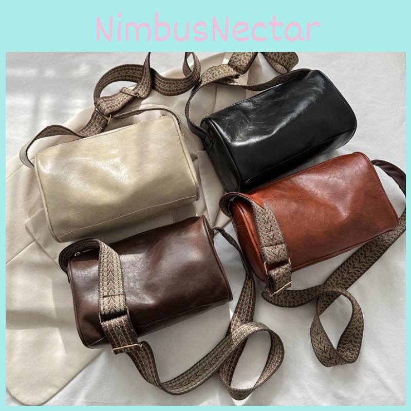 New Arrival Retro Small Bag For Women Fashionable And Casual With Wide Shoulder Strap