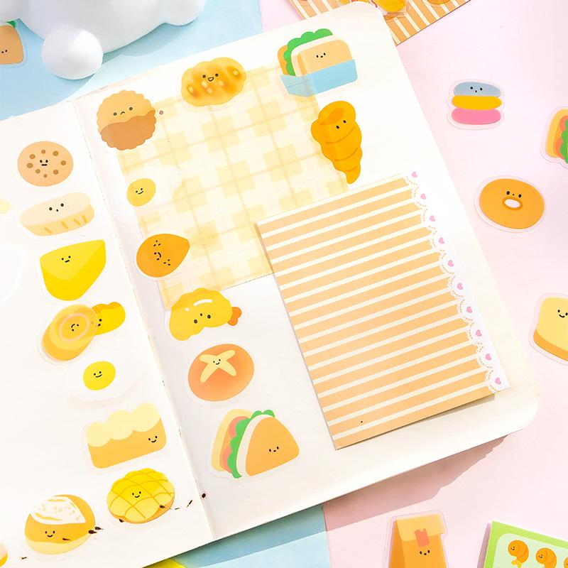 60pcs Cut Sticker Pack Expression Pet Sticker Korean Cartoon Expression Hand Account DIY Gu Card Decoration Sticker 4 Models