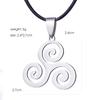New Fashion Charm Teen Wolf Triskele Necklace Triskelion Necklace Allison Argent Stainless Steel Necklace